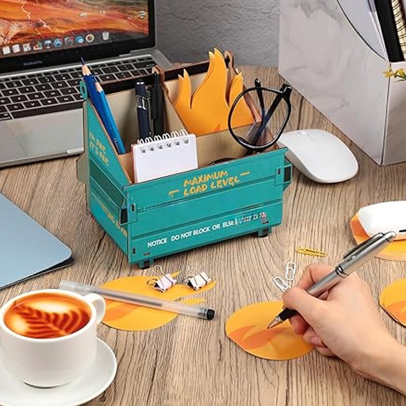 🔥LAST DAY 50% OFF - Dumpster Fire Desk Organizer