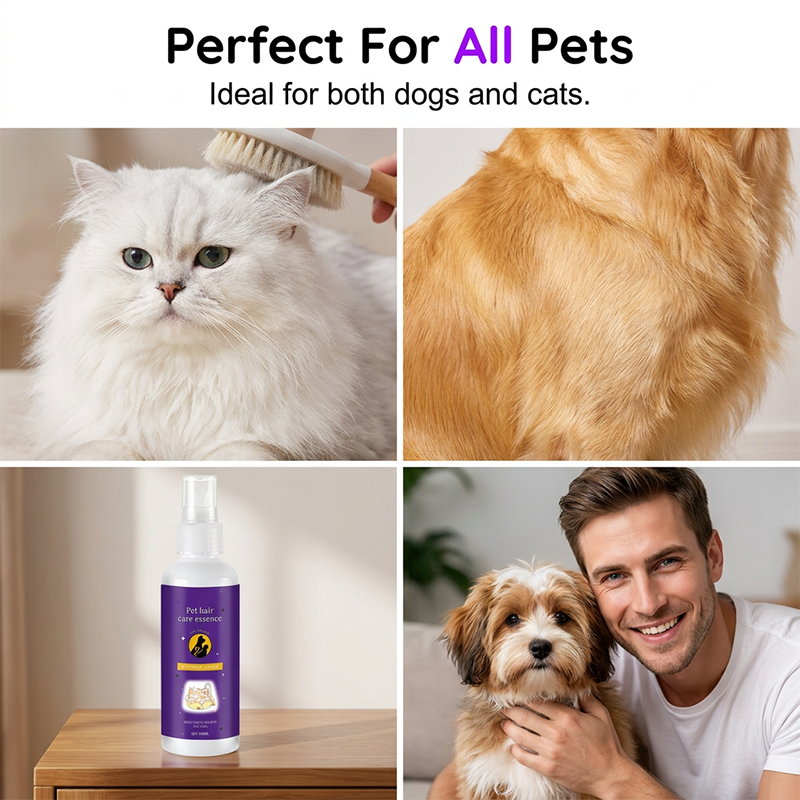 Pet Detangling Spray for Dogs & Cats