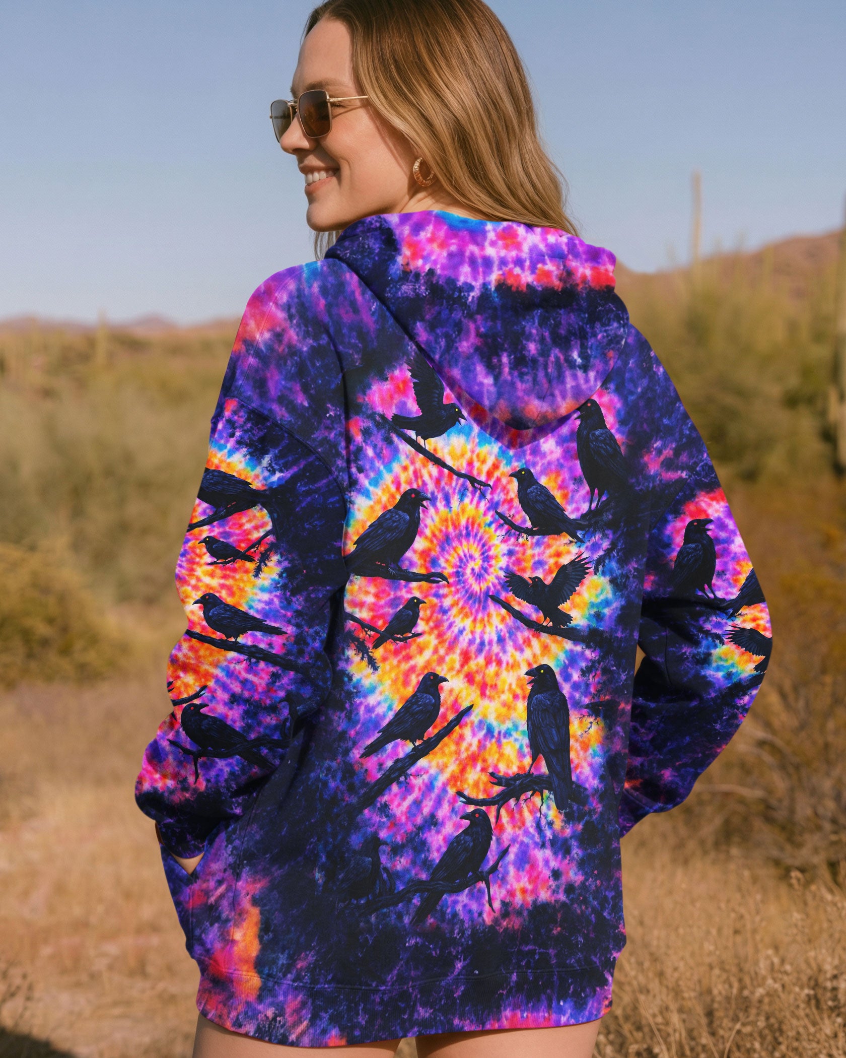 RAVEN IN THE DARK SWIRL ALL OVER PRINT - TLNO2101261