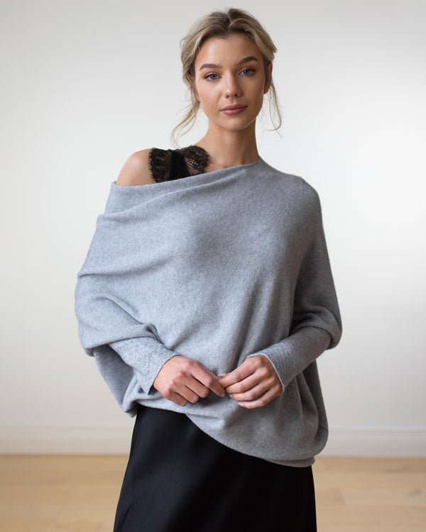 Asymmetric Draped Jumper