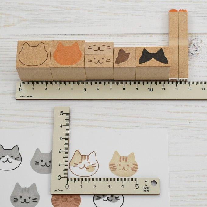 🔥LAST DAY 49% OFF - 🐱Handmade Cute Cat Face Stamp Kit (8 PCS)