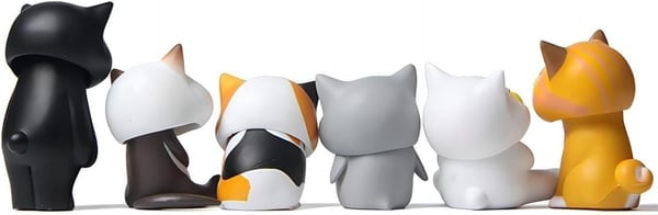 Camouflage Cat Figurine
