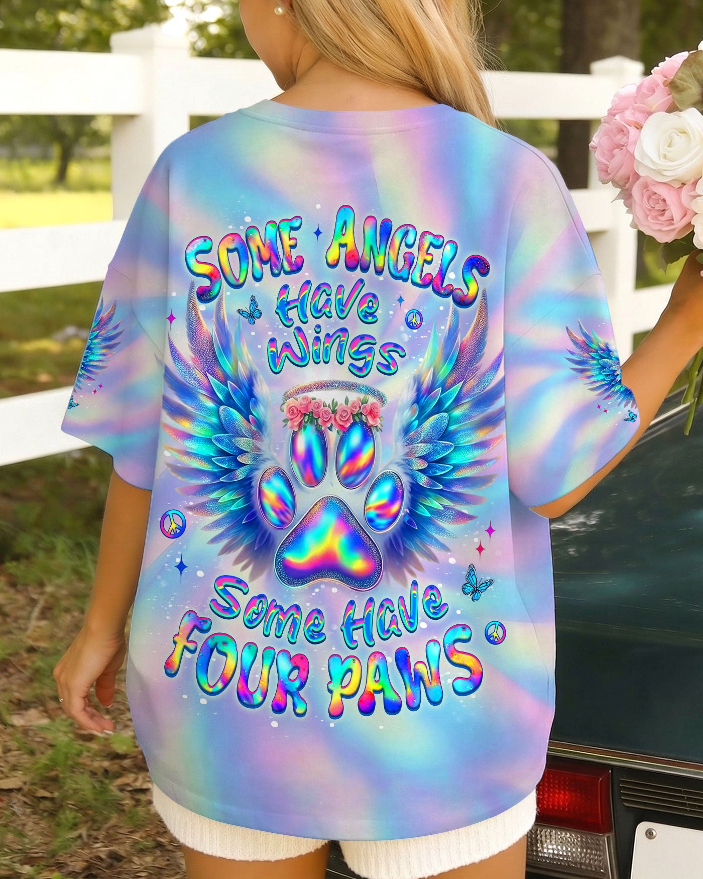 SOME ANGELS HAVE WINGS SOME HAVE FOUR PAWS ALL OVER PRINT - YHLT0501261