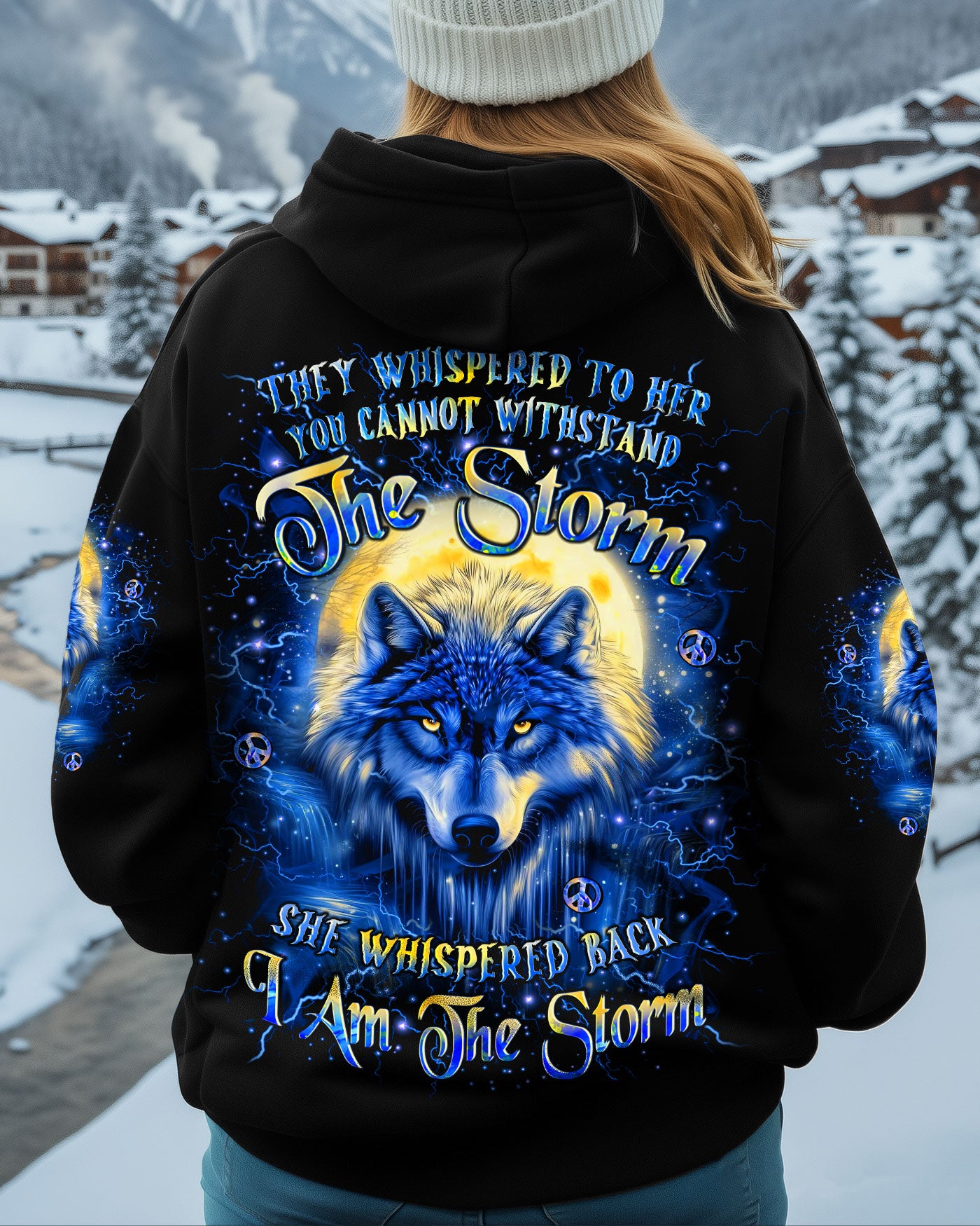 I AM THE STORM WOLF ALL OVER PRINT - YHLT2210251