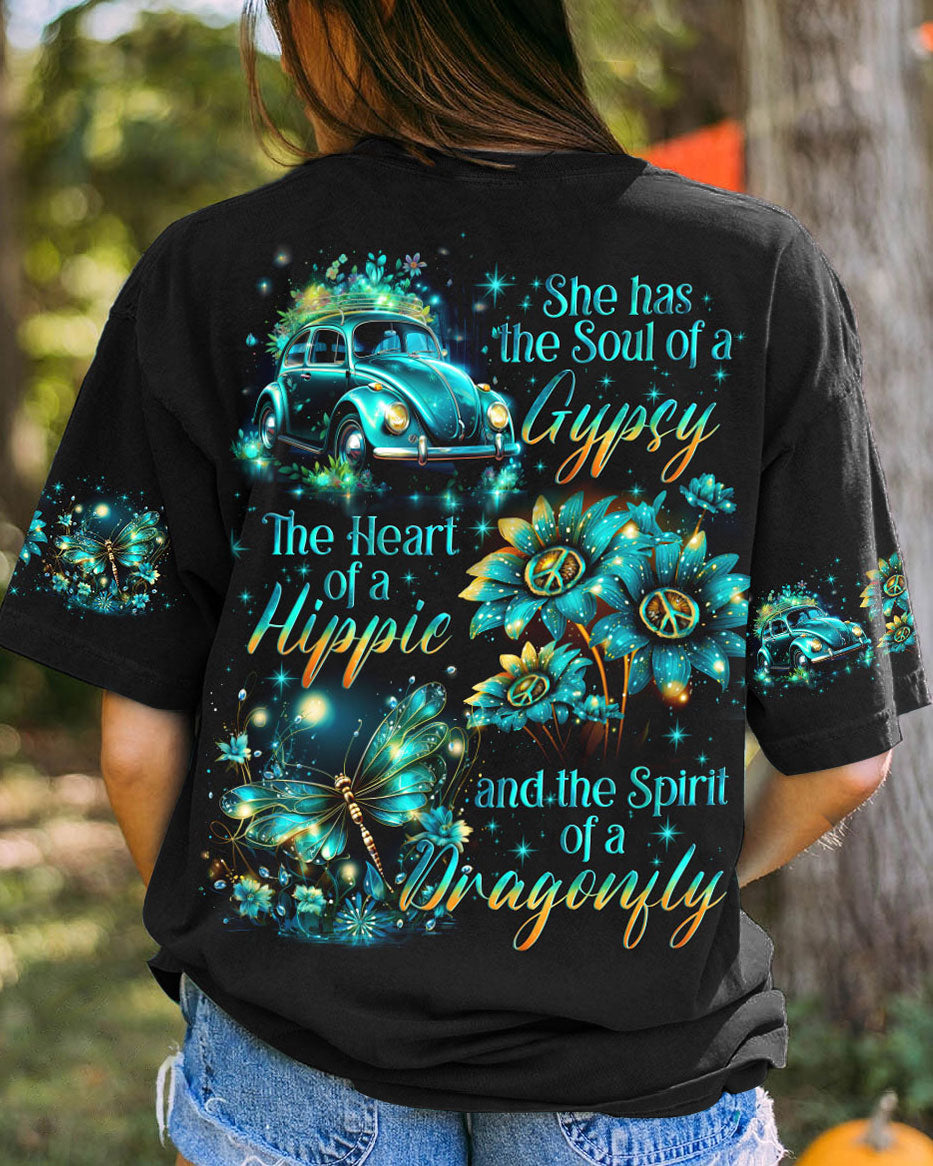 SPIRIT OF A DRAGONFLY SPARKLES ALL OVER PRINT - TLNO1001241