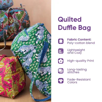 Hippie Van Quilted Duffle Bag GFTOTP10609   