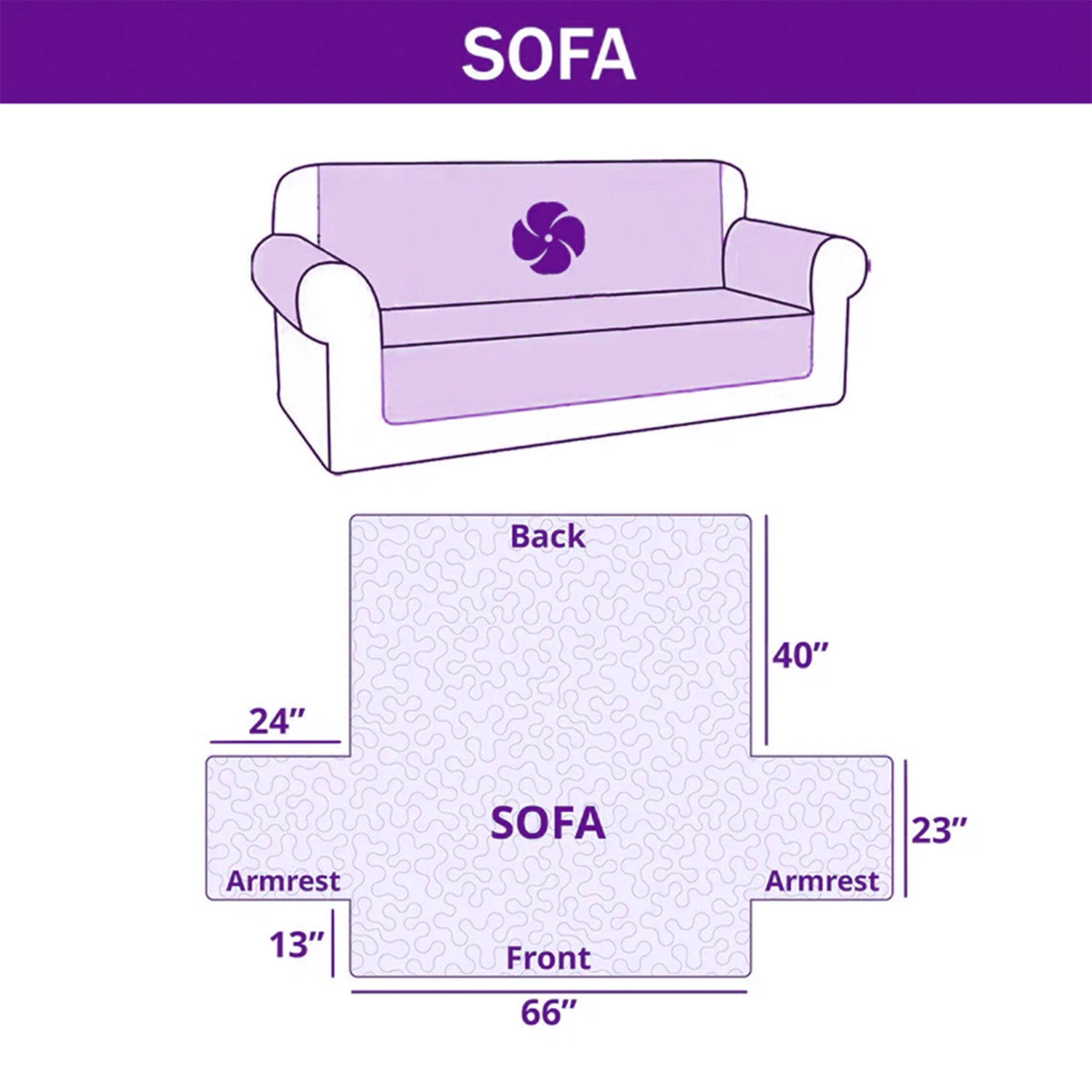 Midnight Scholar Quilted Sofa Cover GFTOQM1928