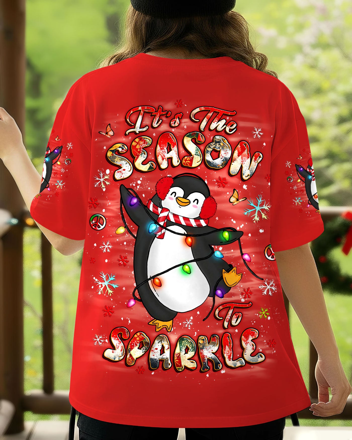 IT'S THE SEASON TO SPARKLE CHRISTMAS ALL OVER PRINT - YHLT2810252