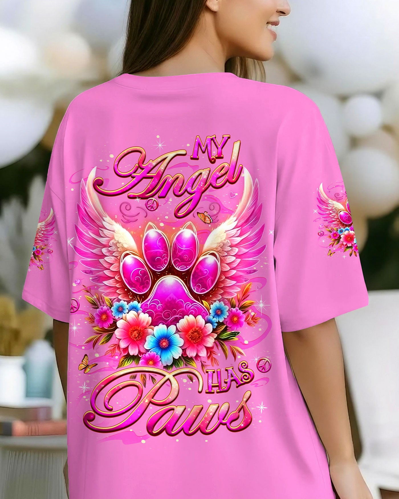 MY ANGEL HAS PAWS ALL OVER PRINT - YHLT2312252