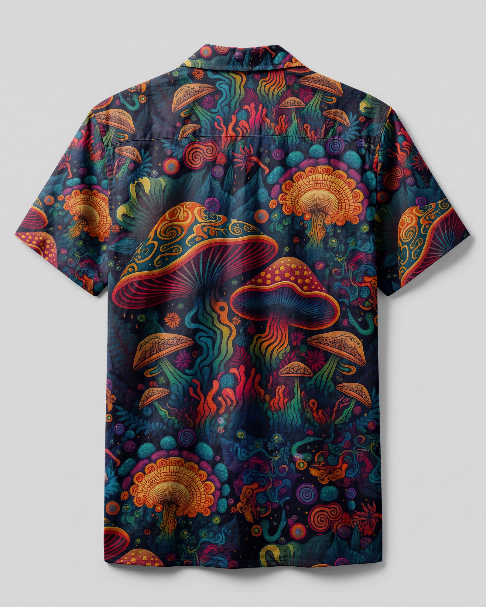 PSYCHEDELIC MUSHROOMS CAMP SHIRT - TLTW0905231