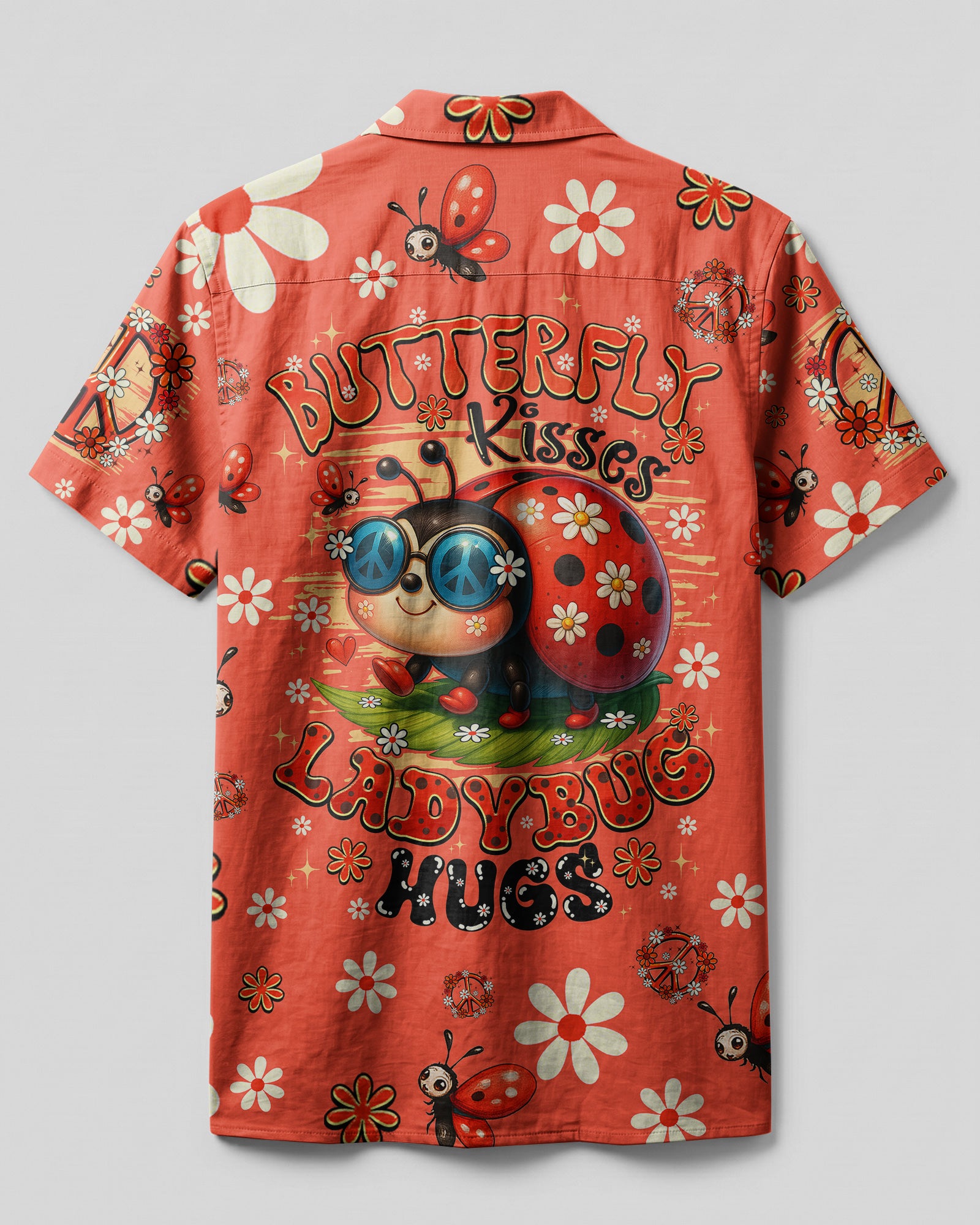 BUTTERFLY KISSES AND LADYBUG CAMP SHIRT - TYQY2306258