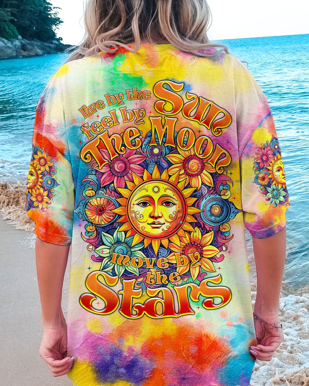 LIVE BY THE SUN TIE DYE ALL OVER PRINT - TYTM2906234
