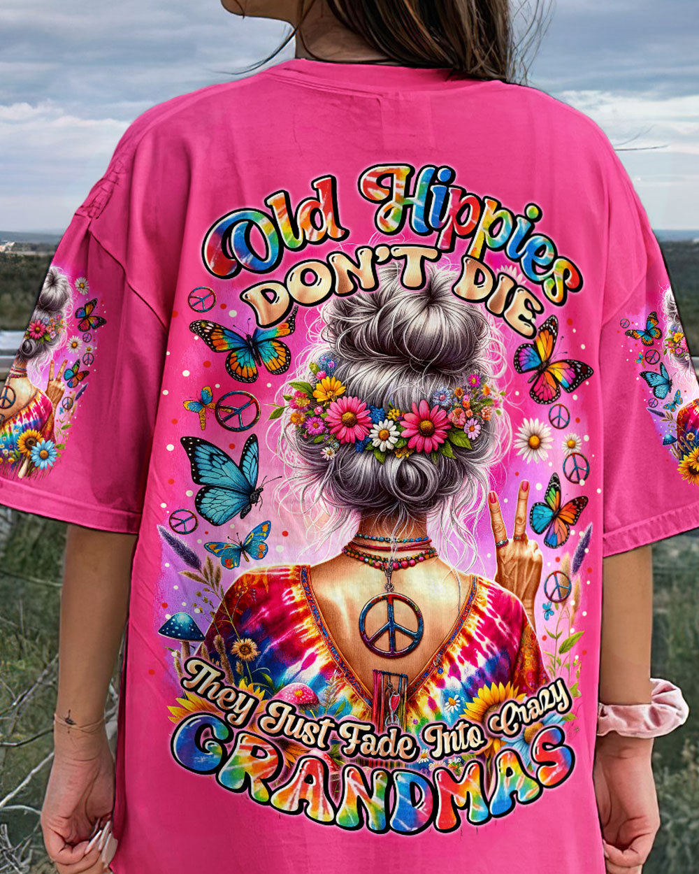 OLD HIPPIES TIE DYE ALL OVER PRINT - TYTM0112231
