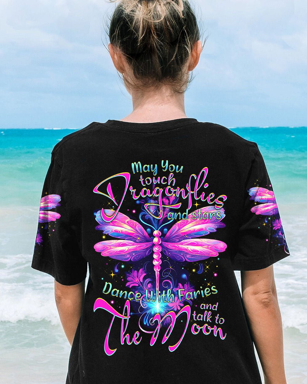 MAY YOU TOUCH DRAGONFLIES AND STARS ALL OVER PRINT - TYTM2306231