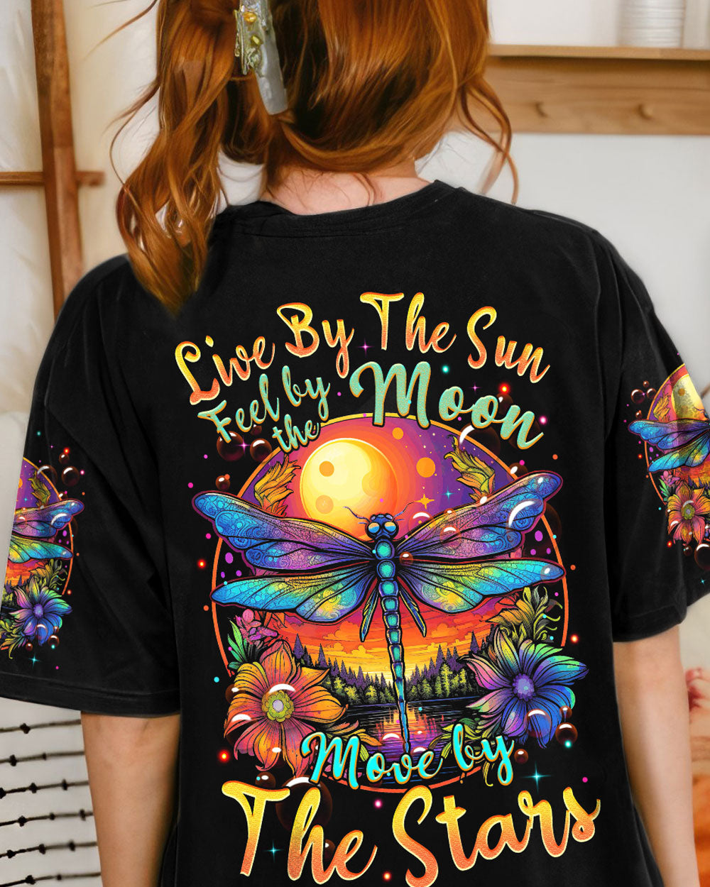 LIVE BY THE SUN DRAGONFLY ALL OVER PRINT - TYTM1707232