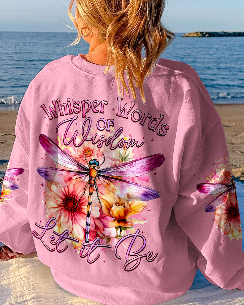 WHISPER WORDS OF WISDOM DRAGONFLY ALL OVER PRINT - TYTM0509238