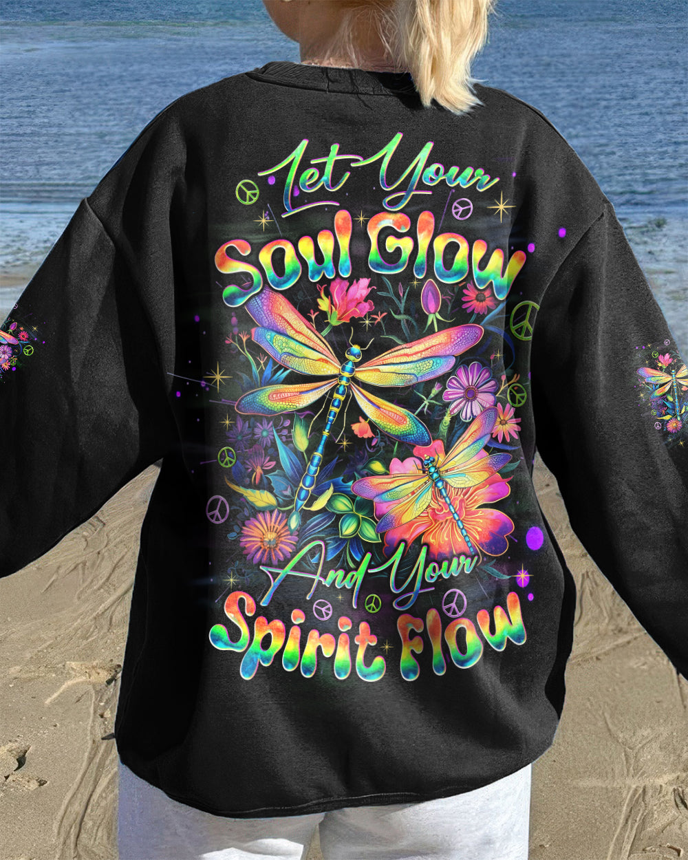 LET YOUR SOUL GLOW DRAGONFLY ALL OVER PRINT - TYQY2301261