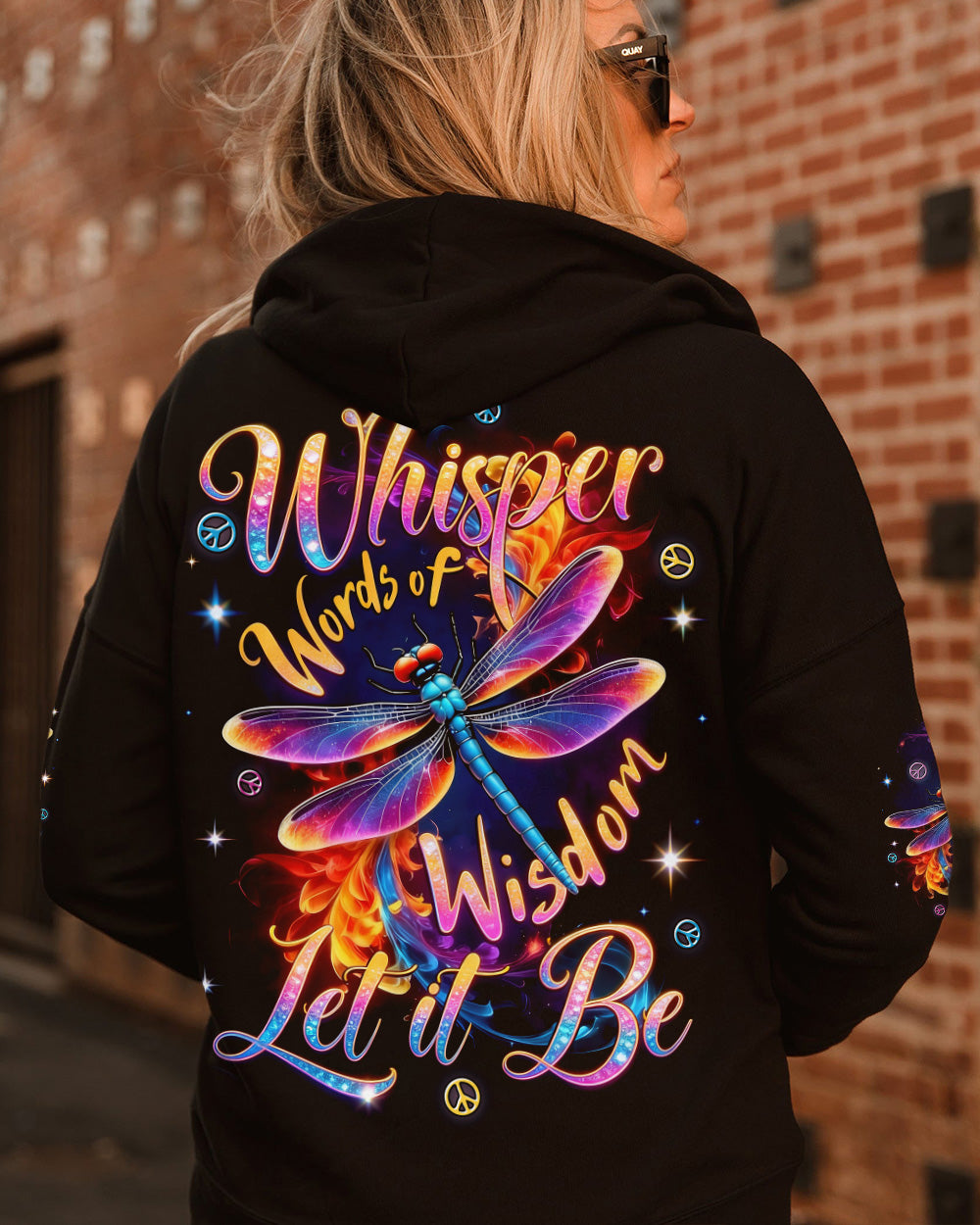 WHISPER WORDS OF WISDOM LET IT BE DRAGONFLY ALL OVER PRINT - TYTD0902261