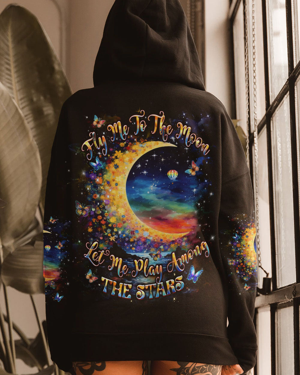 FLY ME TO THE MOON ALL OVER PRINT - YHHN0412243