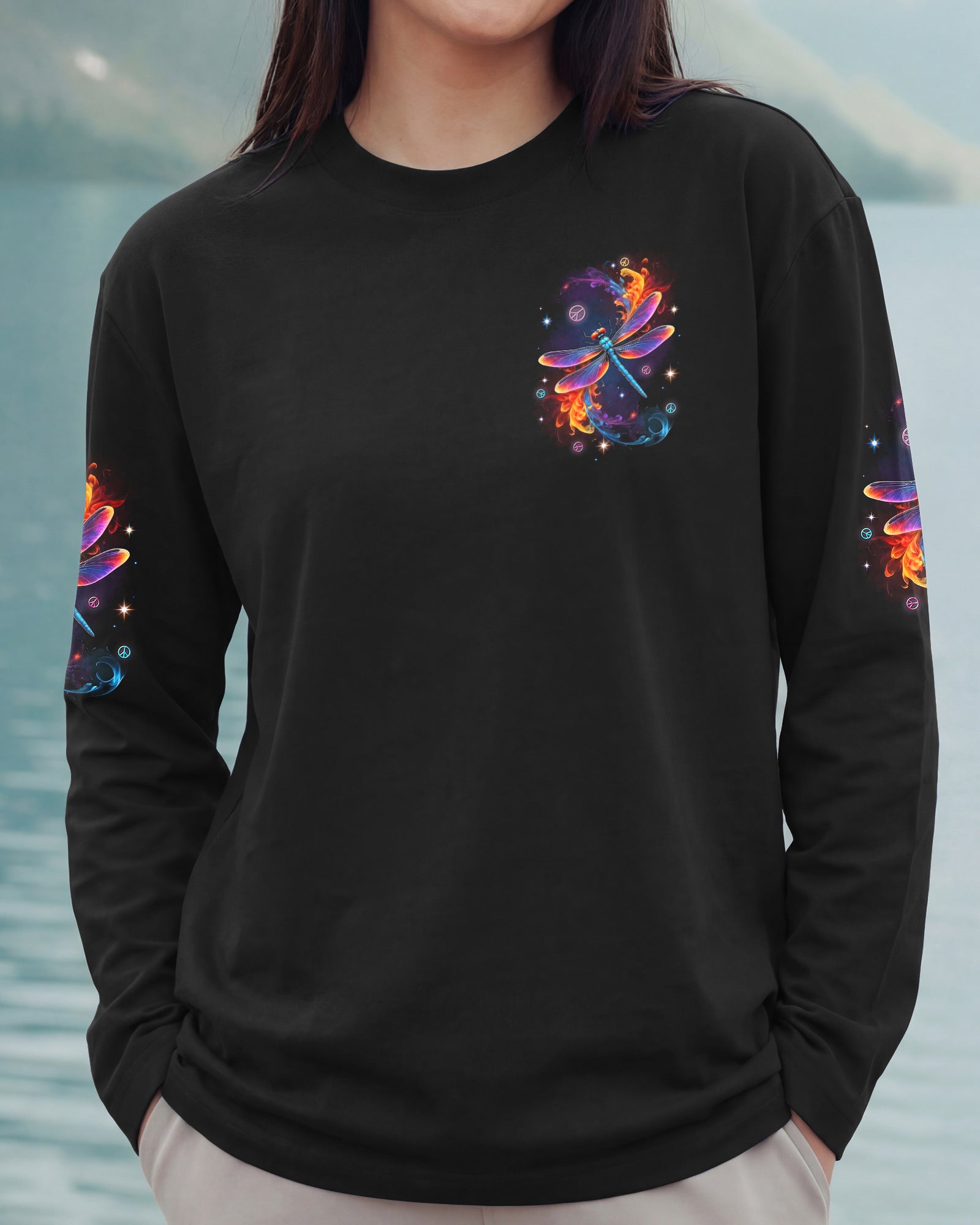WHISPER WORDS OF WISDOM LET IT BE DRAGONFLY ALL OVER PRINT - TYTD0902261