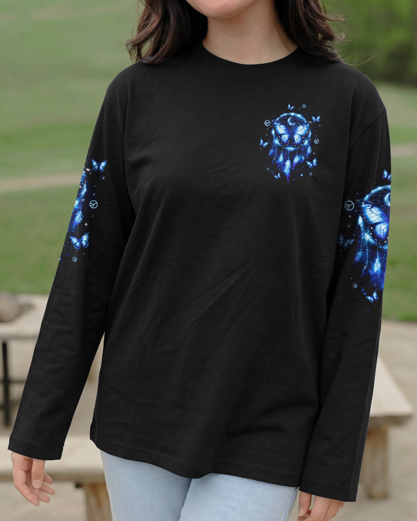 DREAM BIG STAY WILD BUTTERFLY ALL OVER PRINT  - TYTD0602251