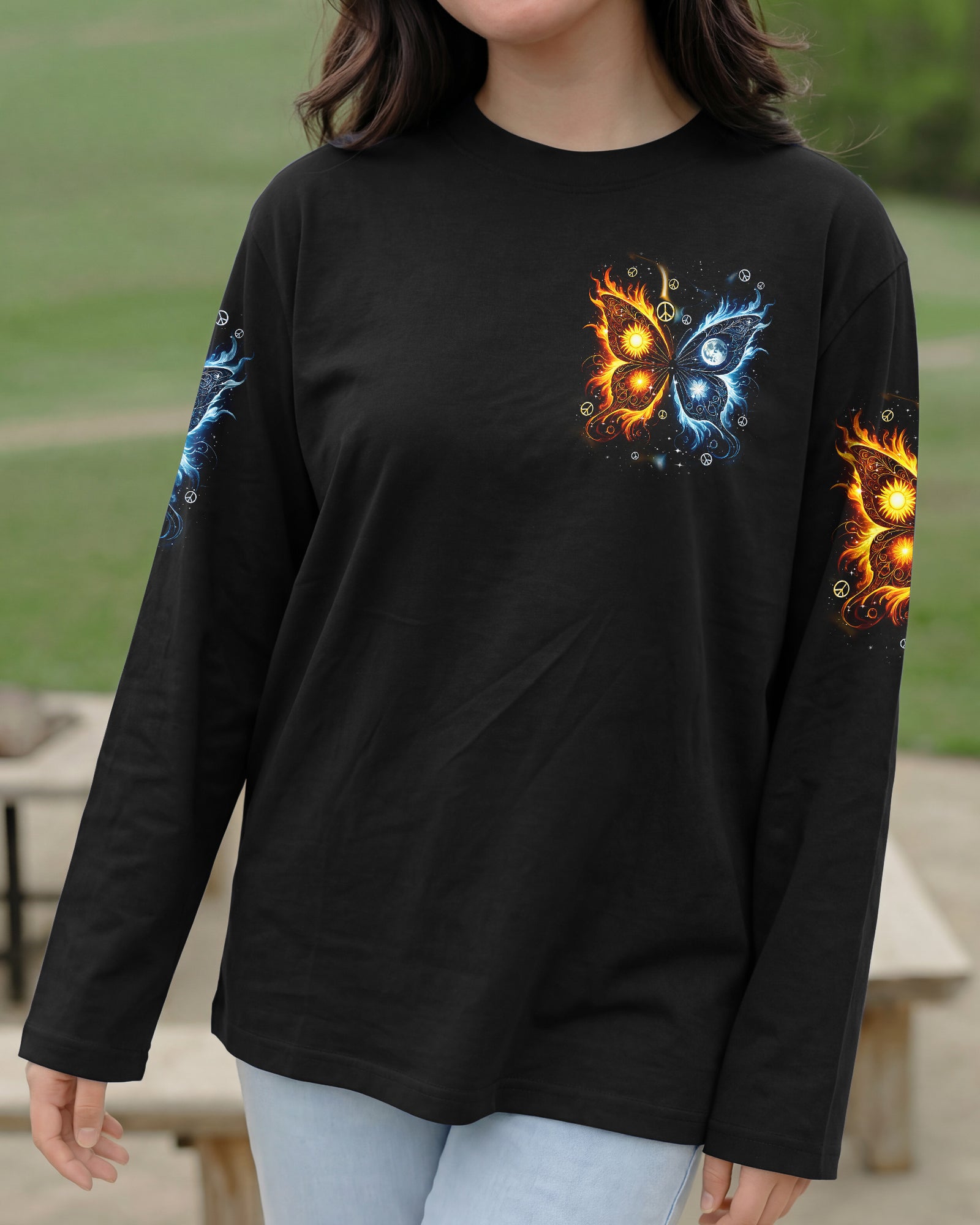 LIVE BY THE SUN BUTTERFLY ALL OVER PRINT - TYQY1102263