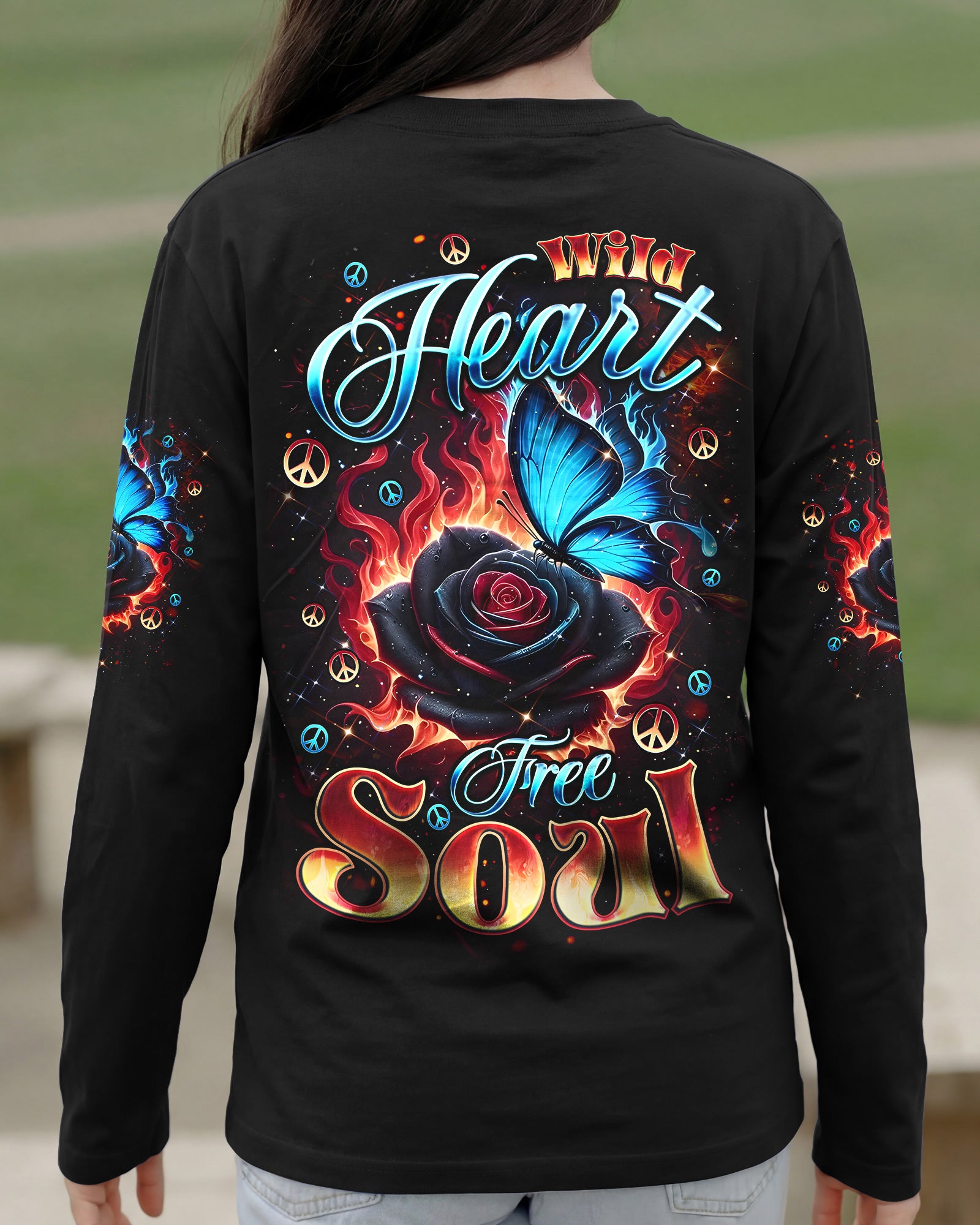 WILD HEART FREE SOUL ALL OVER PRINT - TYQY0403263