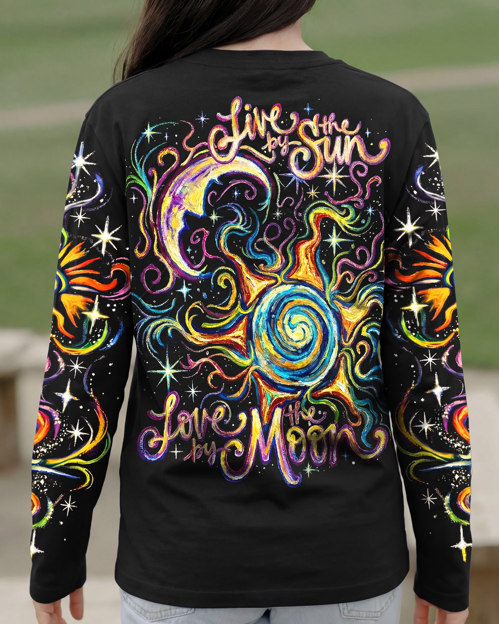 SUN AND MOON SWIRL ALL OVER PRINT - RI2603261
