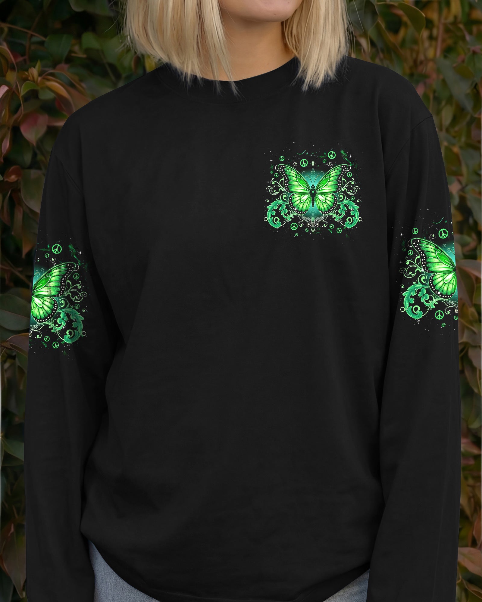 JUST BREATHE BUTTERFLY ALL OVER PRINT - TYQY2803262