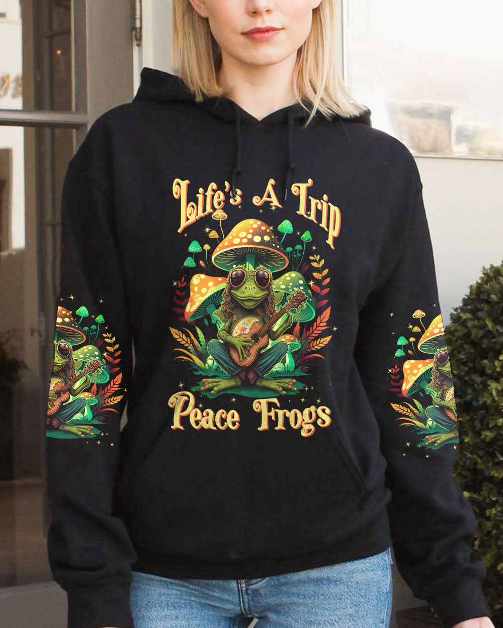 PEACE FROGS ALL OVER PRINT - TYTW2702231
