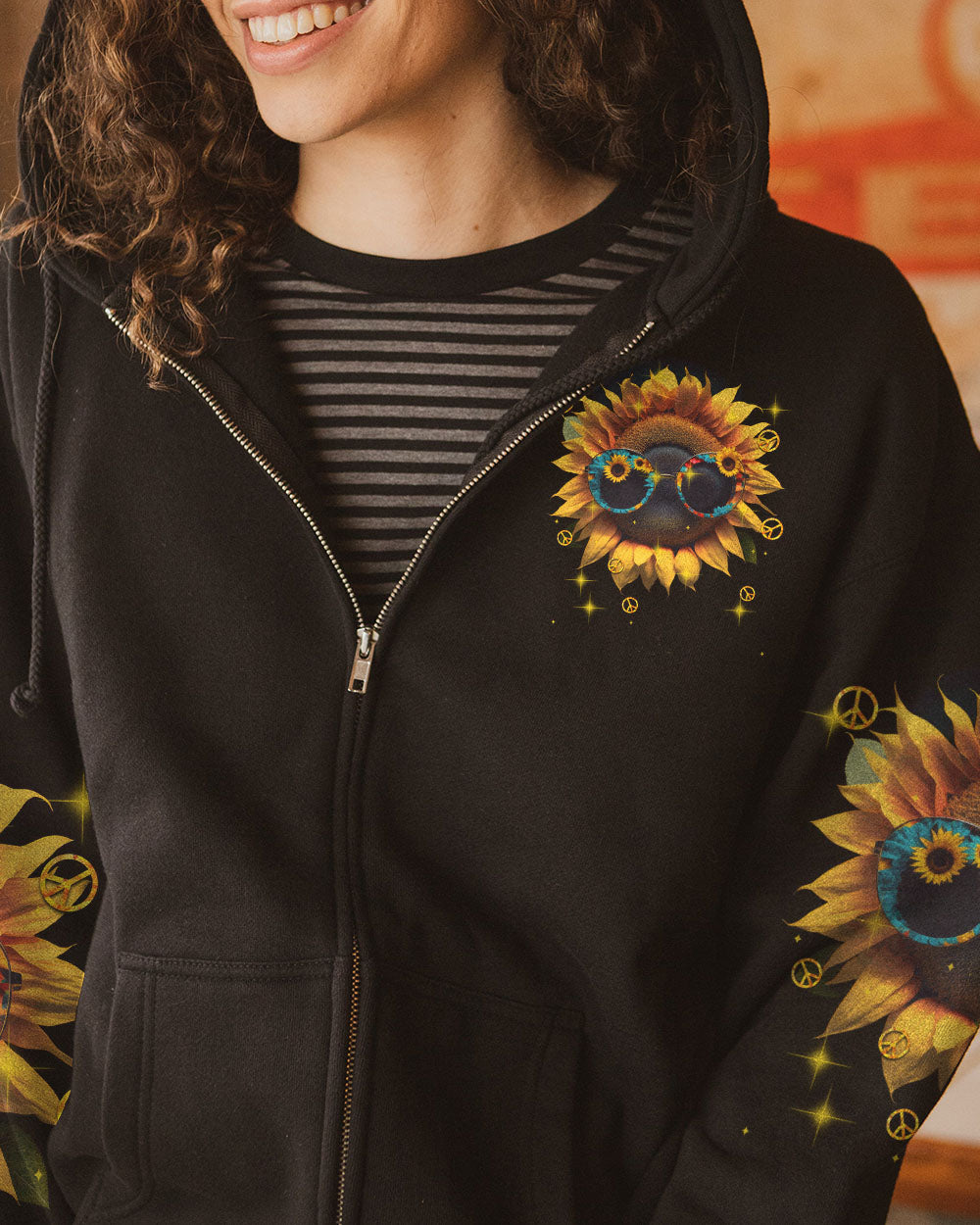 LIKE A SUNFLOWER ALWAYS TURN YOUR FACE TOWARD THE SUNSHINE ALL OVER PRINT - TYTM2202231