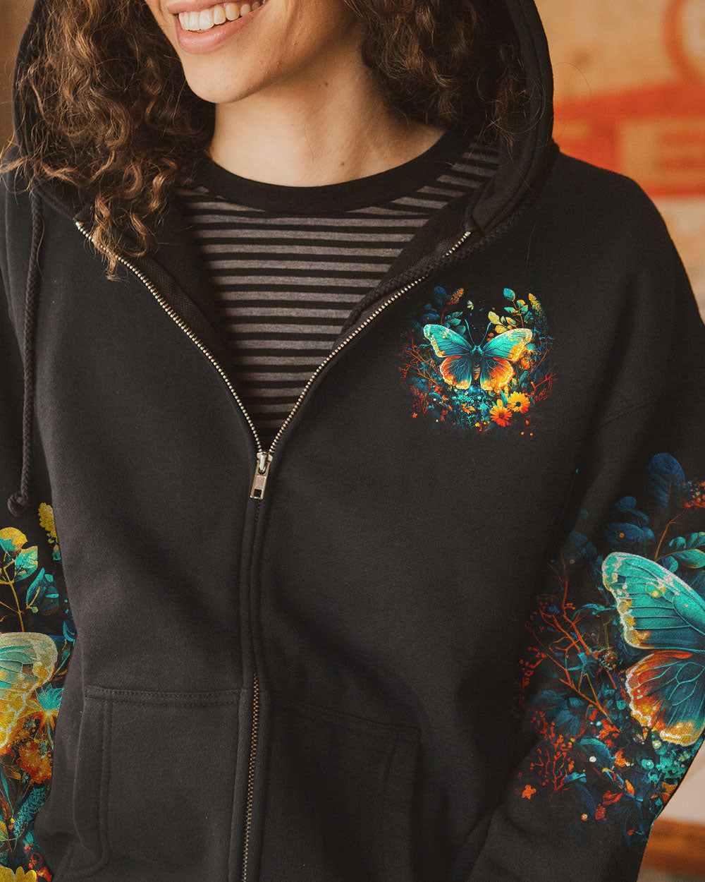 WE ARE ALL ONE BUTTERFLY ALL OVER PRINT - TY1603231