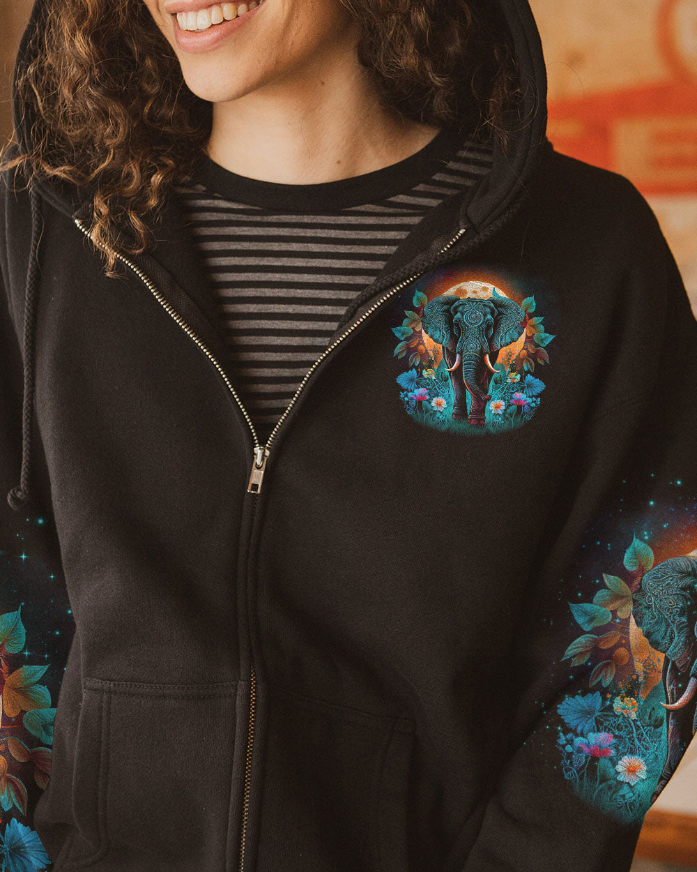 FLY ME TO THE MOON ELEPHANT ALL OVER PRINT - TLNO2404232