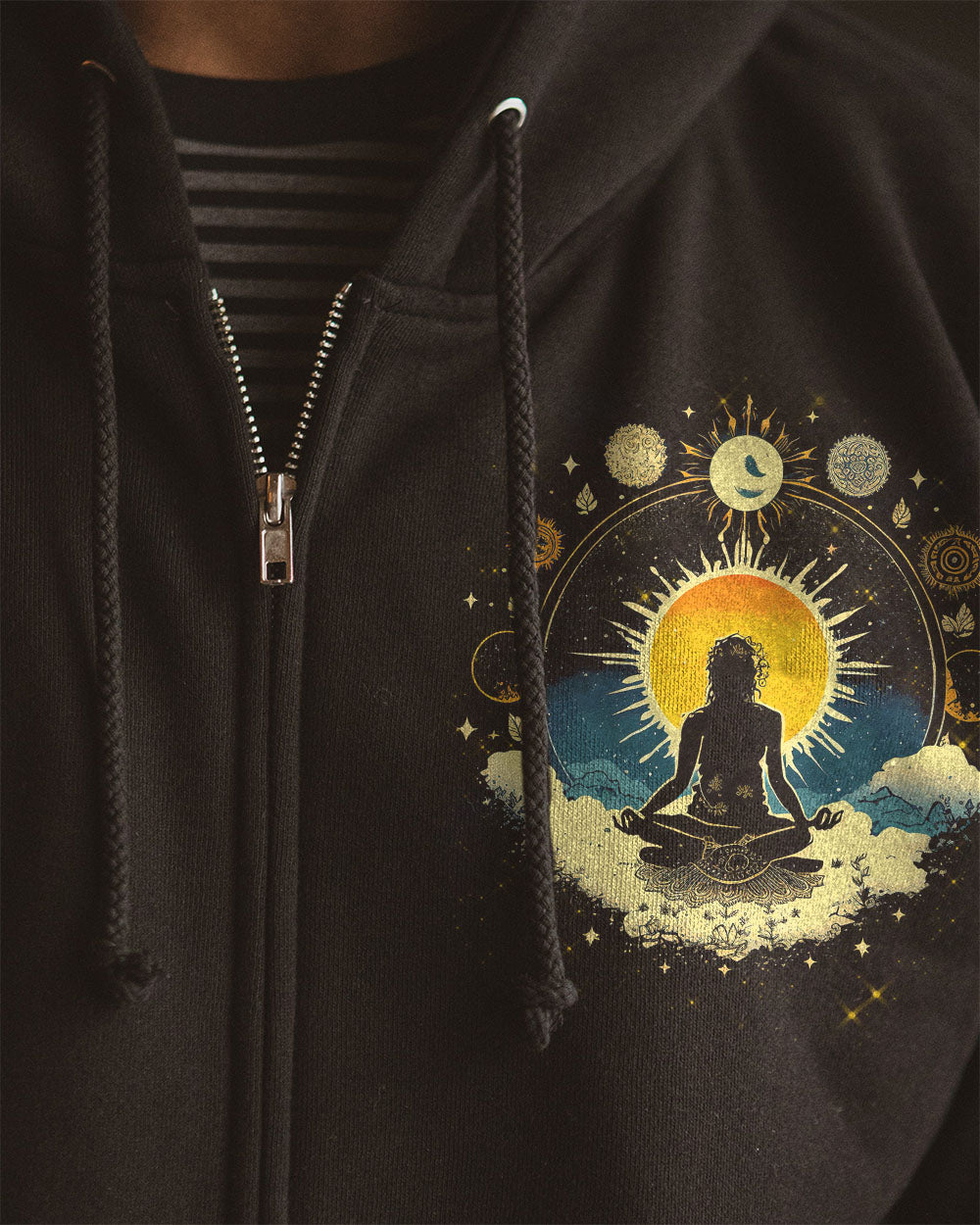 LIVE BY THE SUN FEEL BY THE MOON YOGA ALL OVER PRINT - TYTM0803232