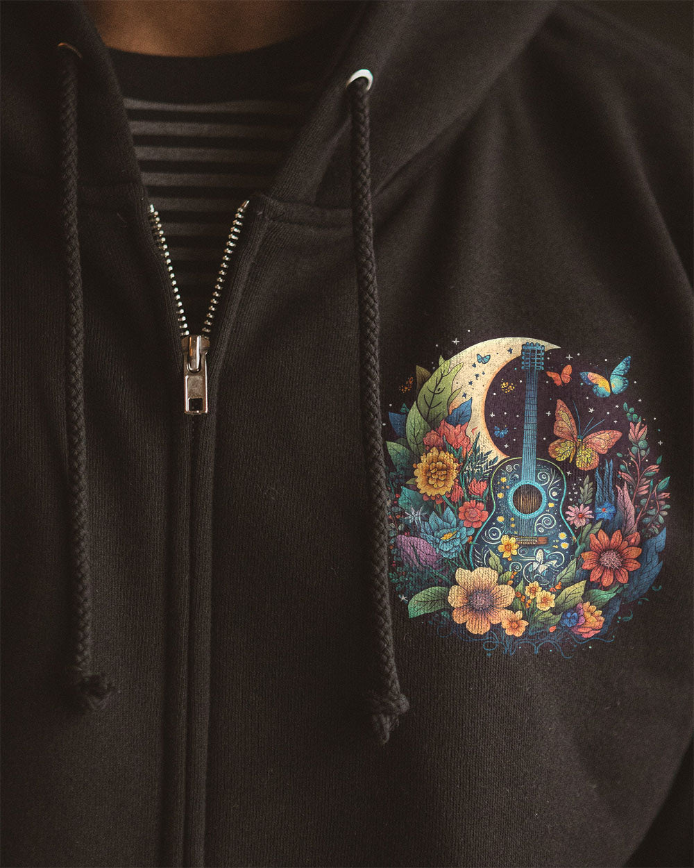 YOU BELONG AMONG THE WILDFLOWERS GUITAR ALL OVER PRINT - TLNZ0805231