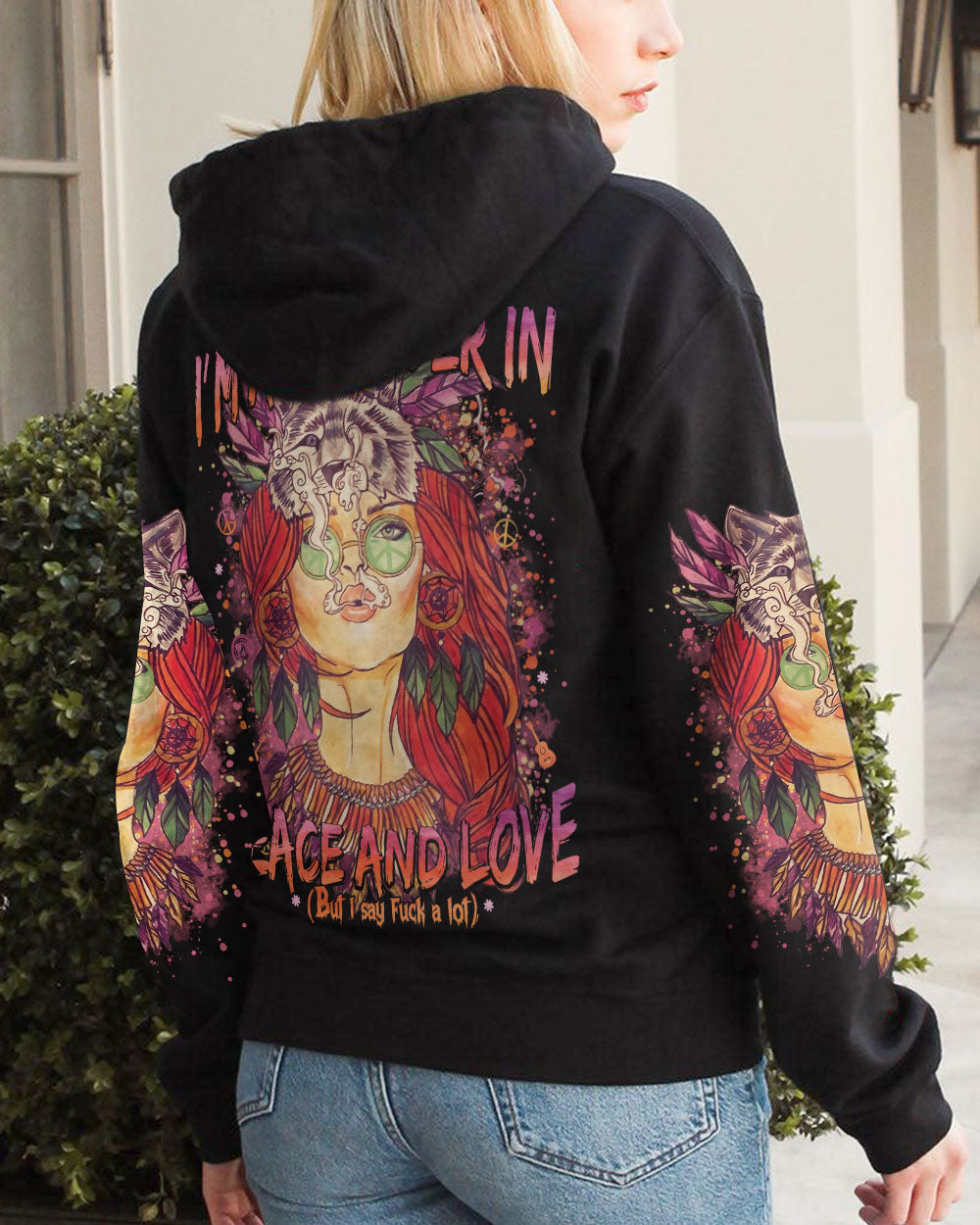 I'M A BELIEVER IN PEACE AND LOVE ALL OVER PRINT - TA0102233