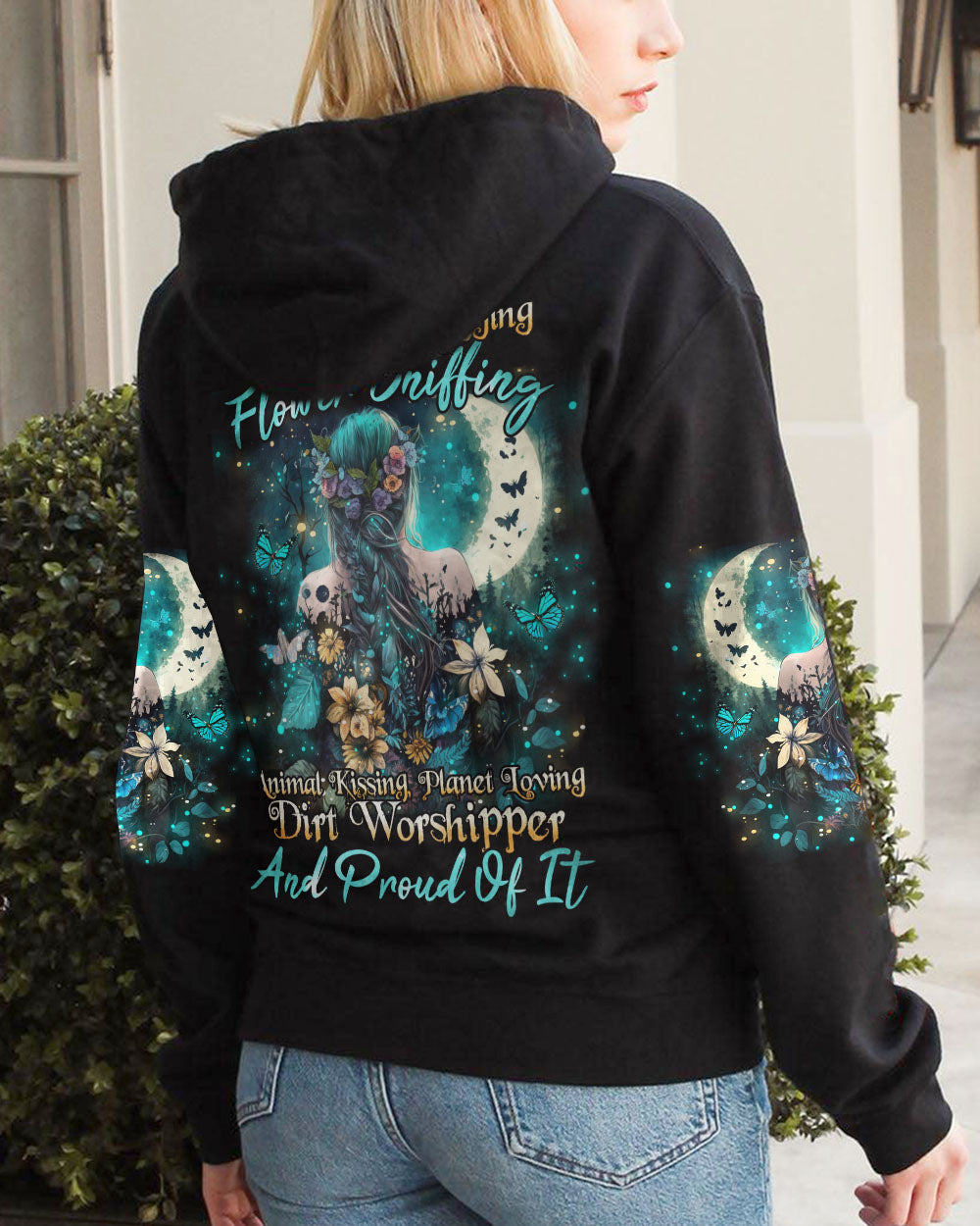 I AM A TREE HUGGING FLOWERS GIRL ALL OVER PRINT - TLNO1603232