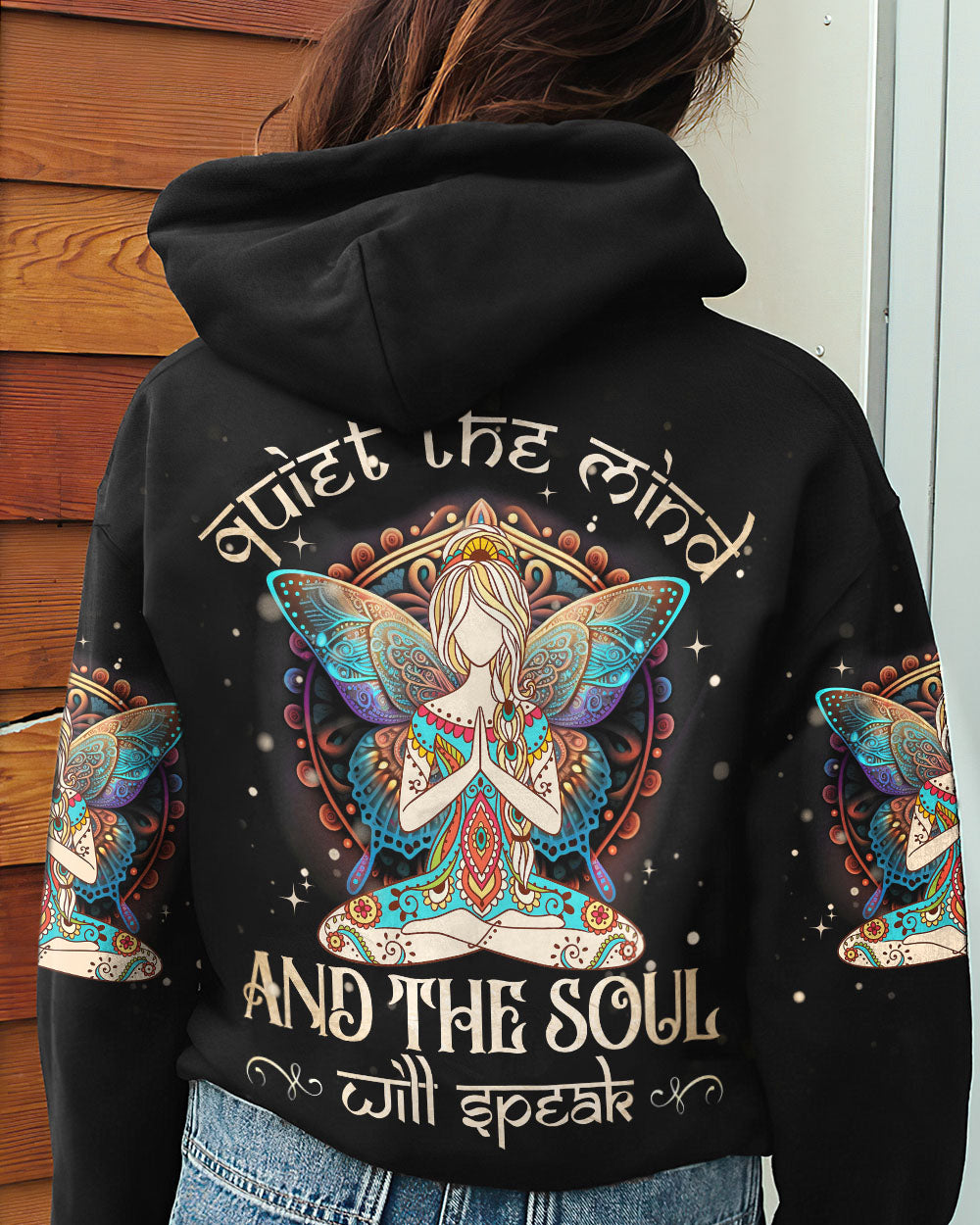 QUIET THE MIND AND THE SOUL WILL SPEAK YOGA ALL OVER PRINT - TYTM2403232