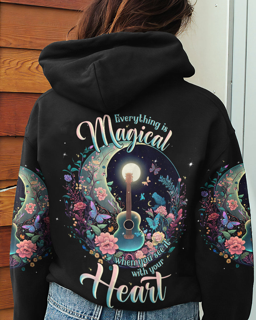 EVERYTHING IS MAGICAL MOON GUITAR ALL OVER PRINT - TLNT0805231
