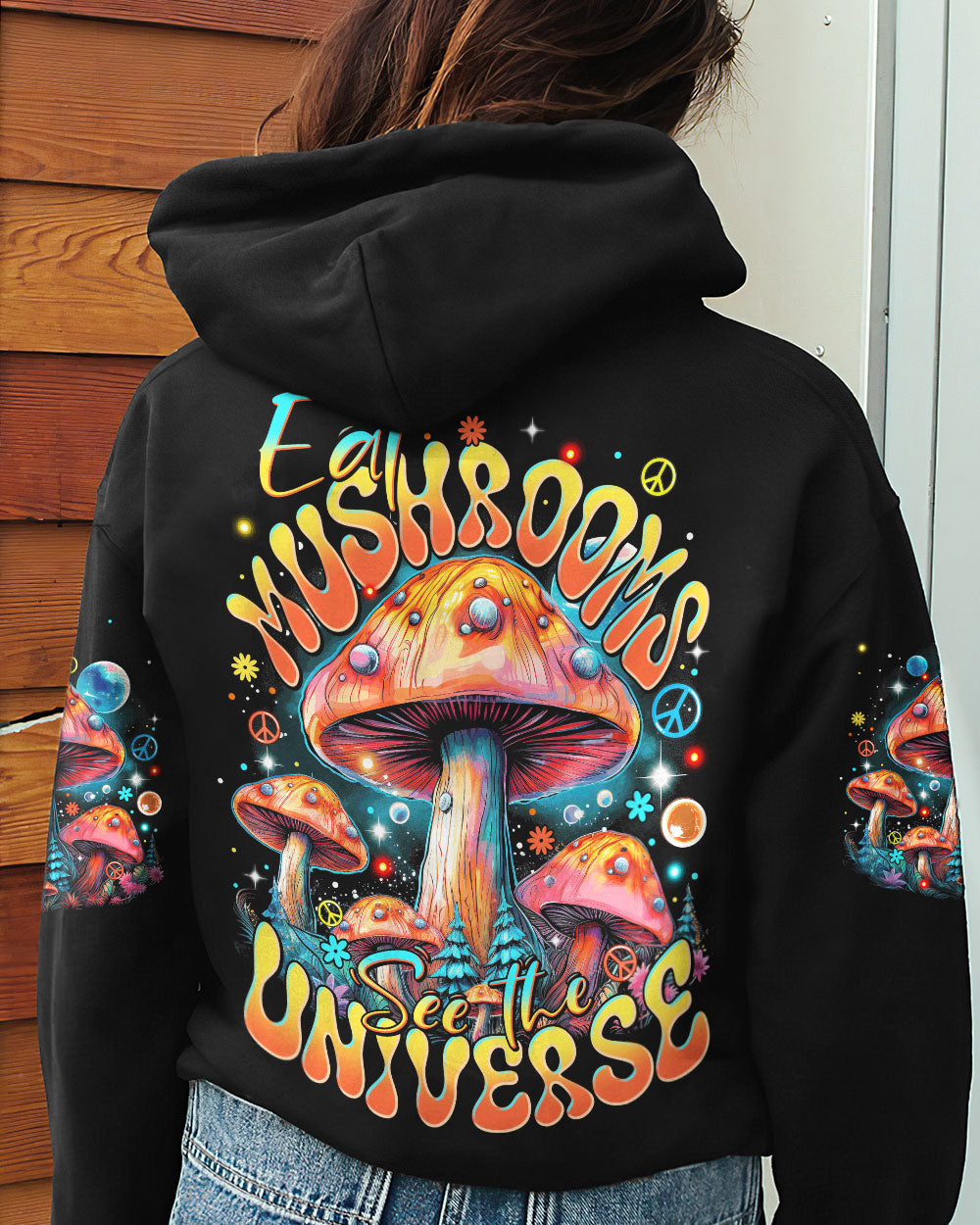 EAT MUSHROOMS SEE THE UNIVERSE ALL OVER PRINT - TYTM0610233