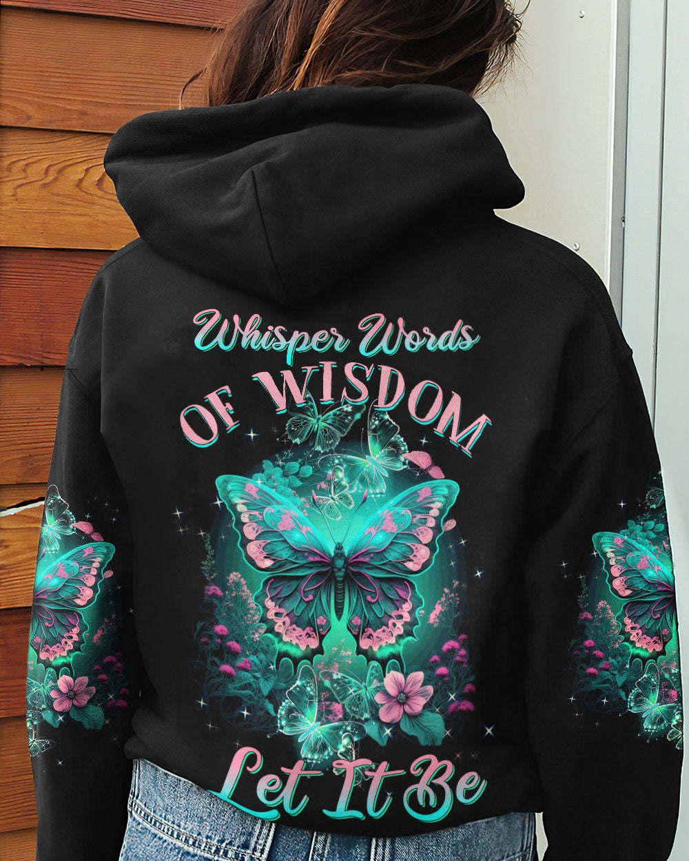 WHISPER WORDS OF WISDOM BUTTERFLY ALL OVER PRINT - TYTW0303231