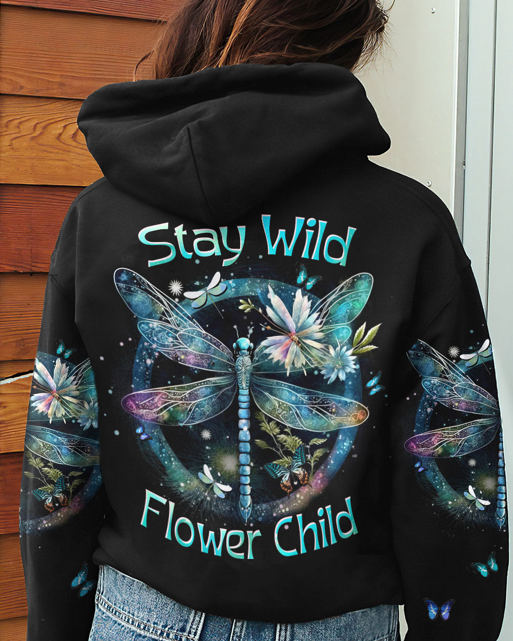 STAY WILD FLOWER CHILD ALL OVER PRINT - YHHN1503232