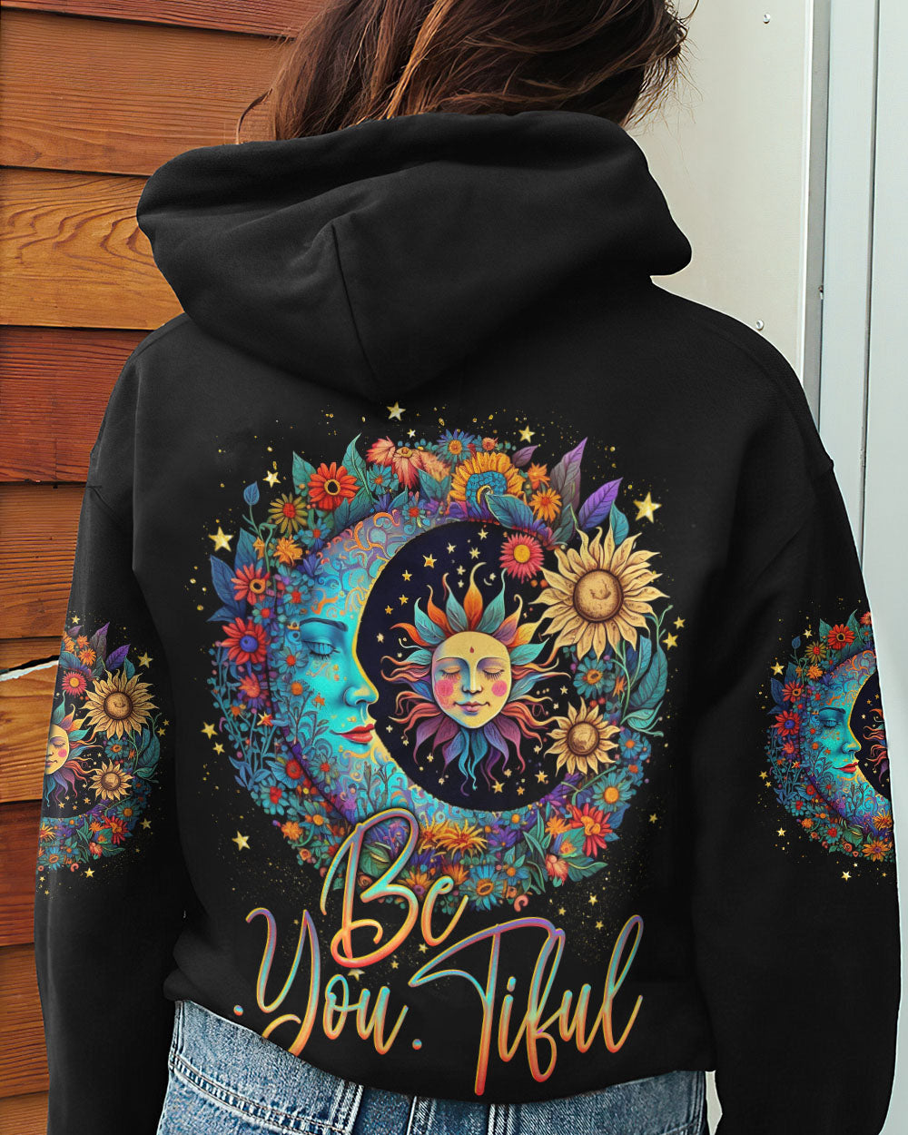 BE YOU TIFUL MOON FLORAL ALL OVER PRINT - TLNZ0805232