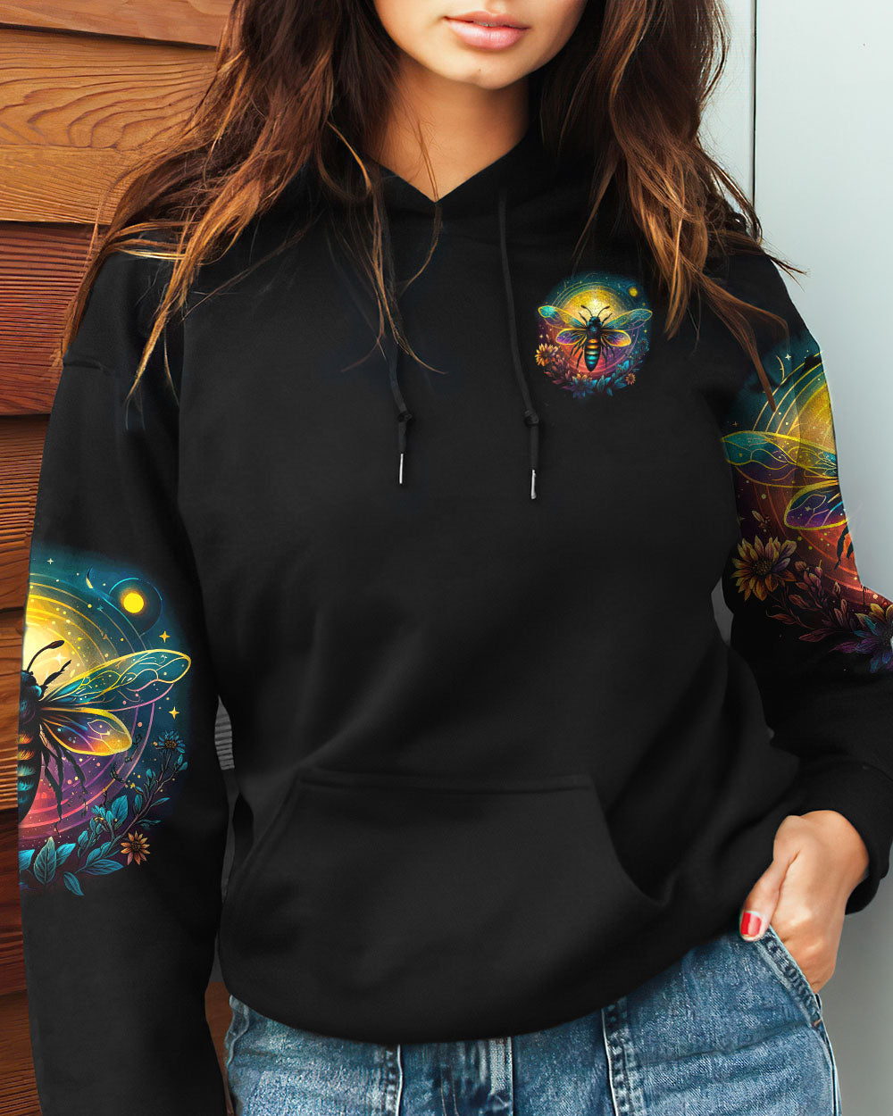 STAY WILD MOON CHILD BEE ALL OVER PRINT - TY0803233