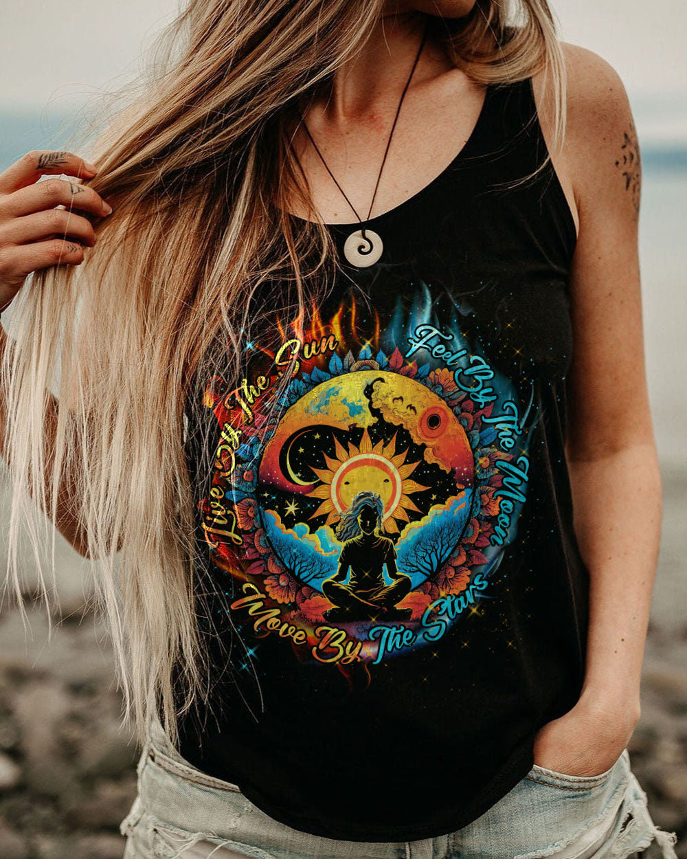 LIVE BY THE SUN YOGA ALL OVER PRINT - TYTM0403232