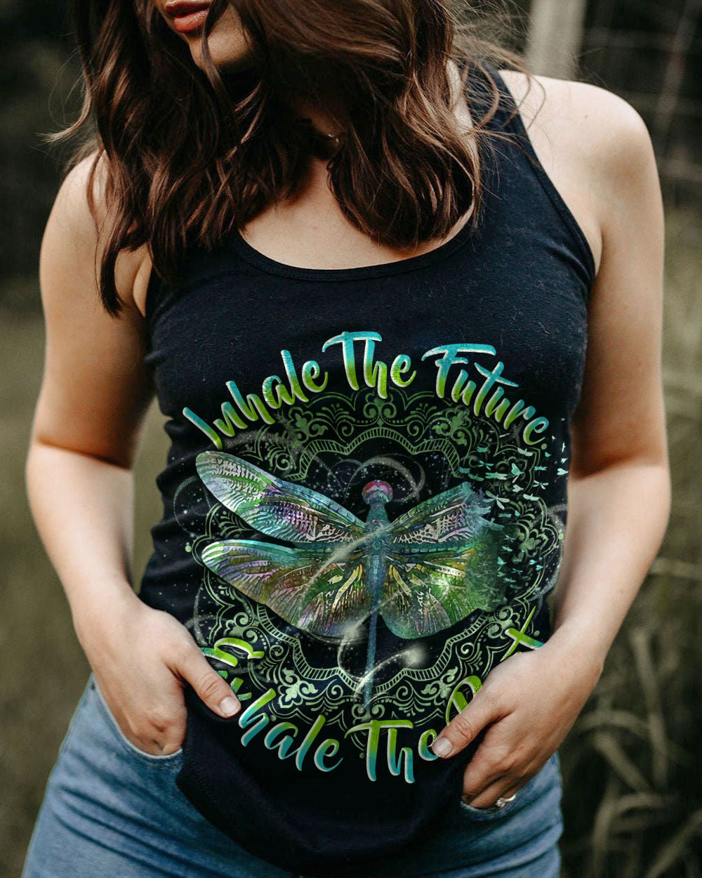 INHALE THE FUTURE EXHALE THE PAST ALL OVER PRINT - YHLN2804233