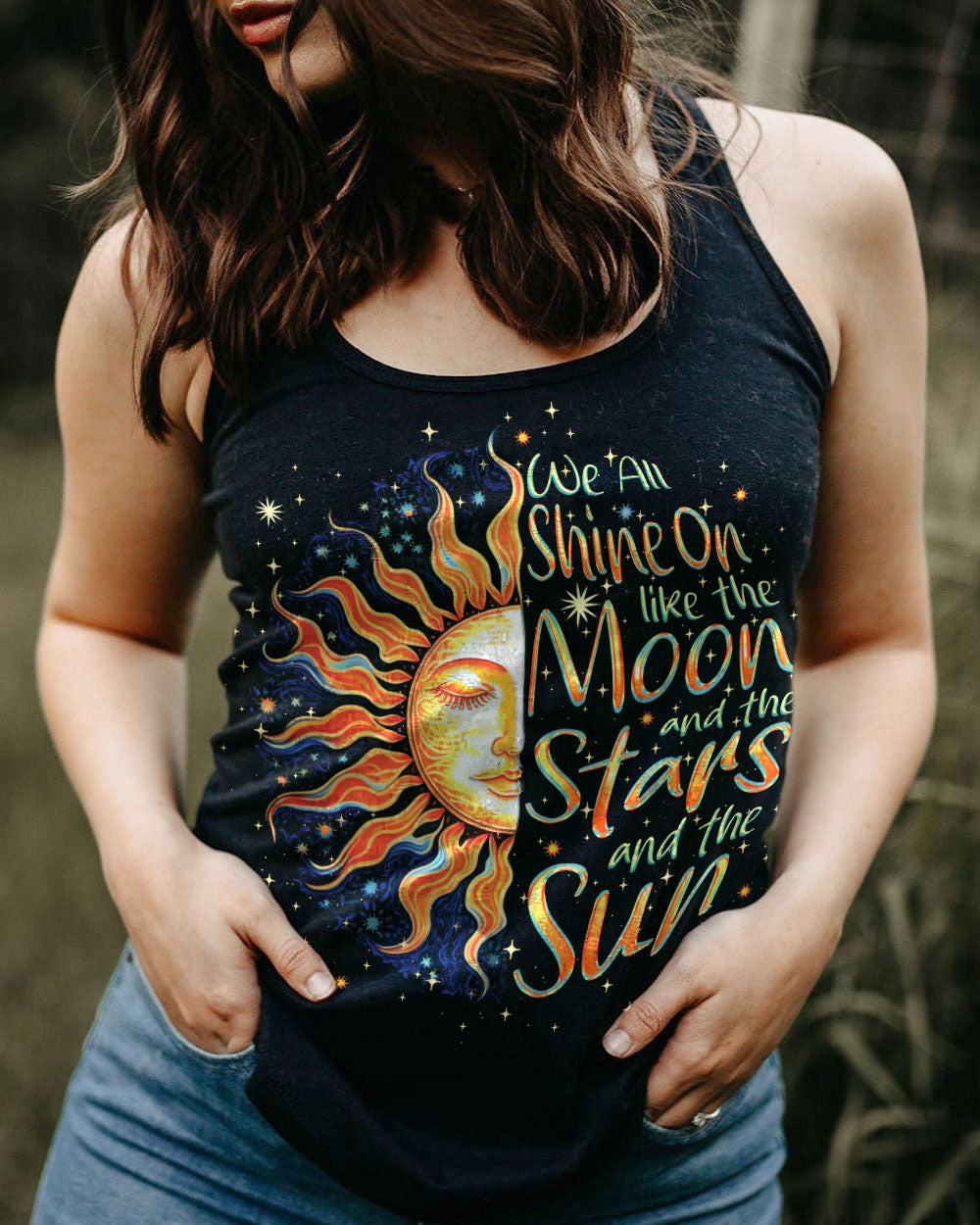 WE ALL SHINE ON ALL OVER PRINT - TLNO1105231