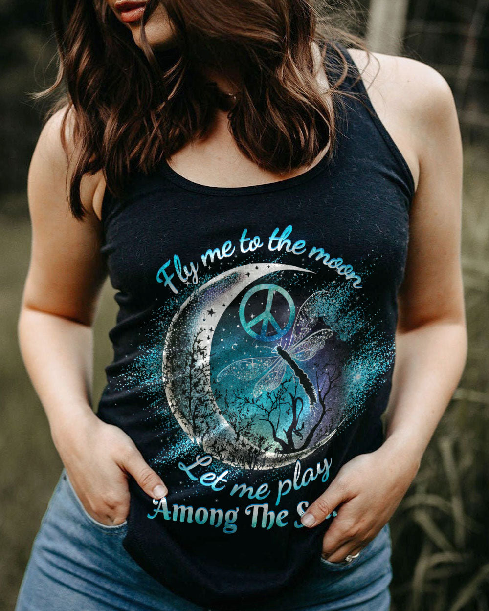 FLY ME TO THE MOON ALL OVER PRINT - YHHG1302232