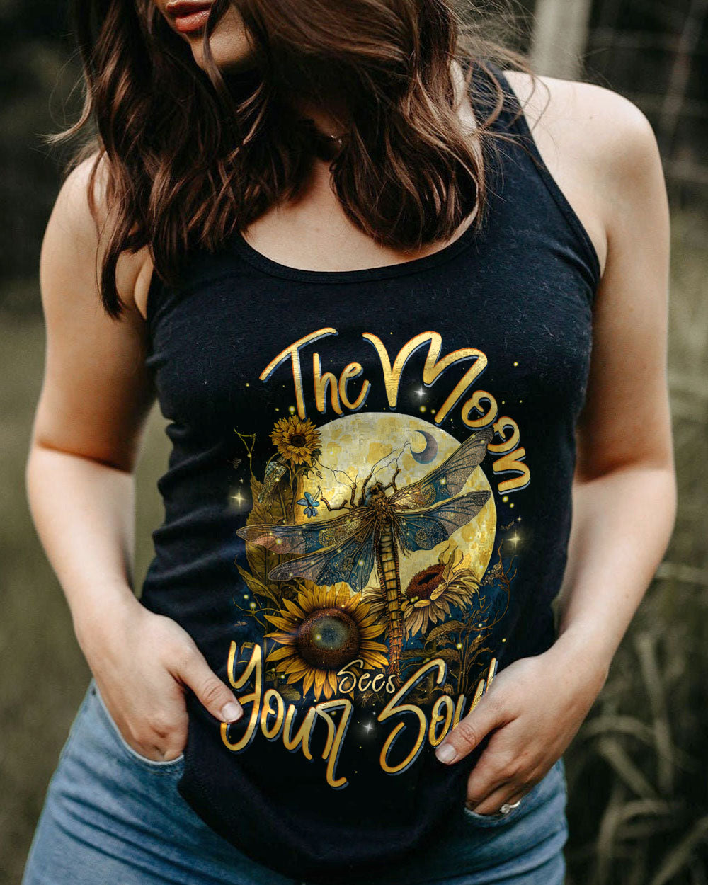 THE MOON SEES YOUR SOUL DRAGONFLY ALL OVER PRINT - TLNZ2404232