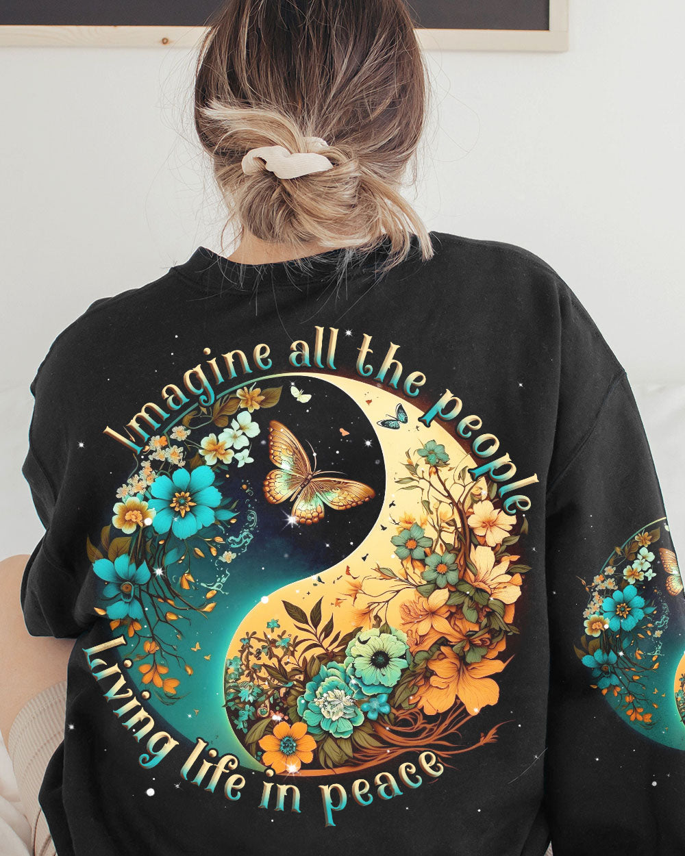 IMAGINE ALL THE PEOPLE LIVING LIFE IN PEACE ALL OVER PRINT - TLNT2704231
